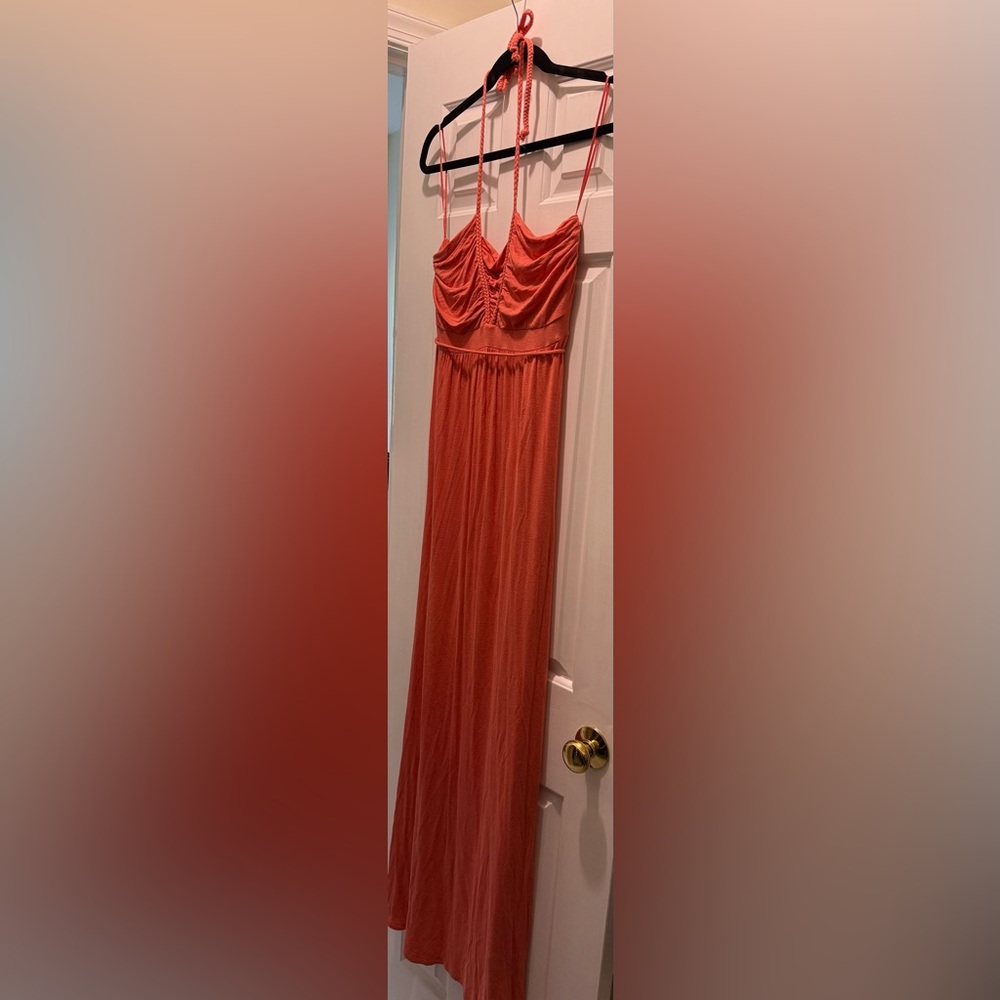 Women’s Coral Maxi Dress